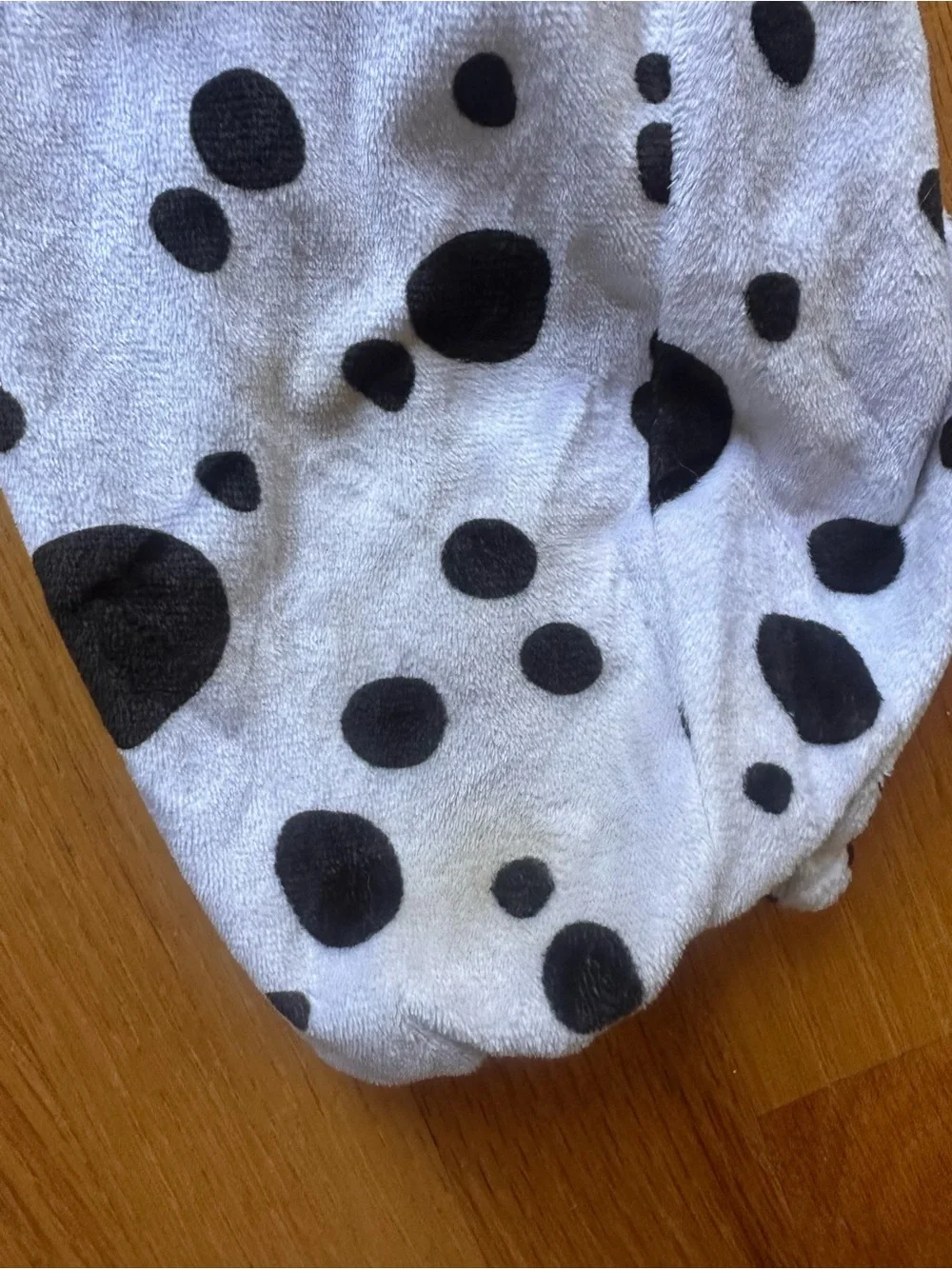 Kids Dalmatian Dog Halloween Costume Hooded One Piece Kids size small